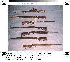 7 guns stolen from Tokyo dentist's home recovered