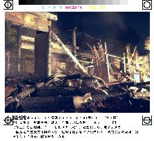 Fire destroys Aichi temple, state cultural treasure