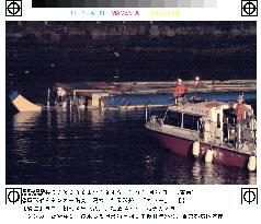 Pleasure boat, freighter collide in Tokyo Bay