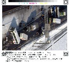 50 vehicles involved in pileup in Utsunomiya