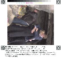 Blackmans visit Miura beach cave