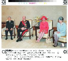 Norway's king, queen meet Japan's emperor, empress