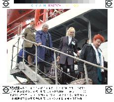 Russian group arrives in Hokkaido on visa-free visit