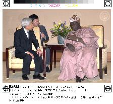 Emperor meets Nigerian president