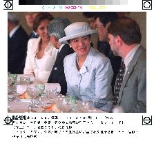 Princess Masako attends luncheon for Mexico's Fox