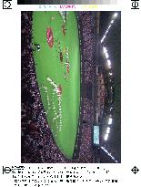 First pro-baseball game held at Sapporo Dome