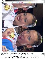 (1)Tachibana, Takeda win gold in synchronized swimming duet