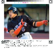 Shinjo hits a double