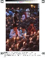 Children offer Bon prayer