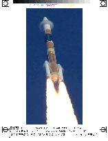 (1)H-2A rocket lifts off, releases mirror ball into orbit