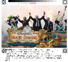 Opening ceremony held for Tokyo DisneySea theme park