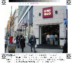 Uniqlo opens 4 stores in London on Friday