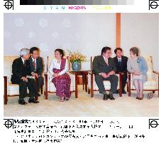Megawati meets with Emperor Akihito, Empress Michiko