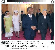 S. African President Mbeki meets emperor, empress