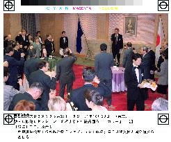 Japanese, EU parliamentarians toast in reception