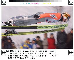 Okabe wins HBC Cup large hill ski jumping meet