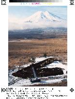 3 prefectures conduct joint Mt. Fuji eruption drill