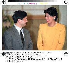 Crown Prince Naruhito returns from Netherlands