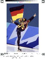 Pechstein of Germany wins women's 3,000 meters