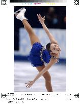 Michelle Kwan leads after short program