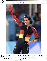 Germany's Pechstein wins 5,000-m speed skating in Olympics