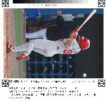 Taguchi hit by pitch