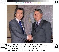 Choi meets with Koizumi