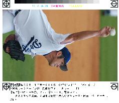 (1)Nomo starts, Ishii relieves in Dodgers' 10-inning tie