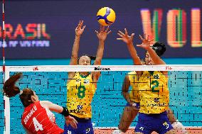 (SP)BRAZIL-BRASILIA-VOLLEYBALL-FIVB NATIONS LEAGUE-WOMEN-DOM VS TUR