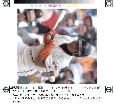 Shinjo hit by pitch