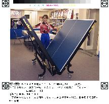 New table-tennis table developed