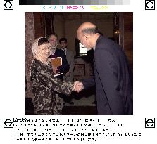 Kawaguchi meets with Karzai