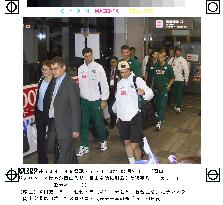 Slovenia arrive at Okayama for World Cup finals