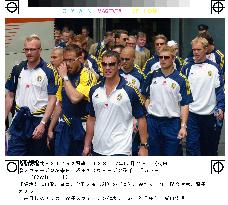 Swedish team arrives in Japan