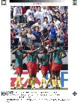 Cameroon score first goal