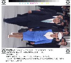 Prince Takamado leaves for Seoul to attend World Cup opening