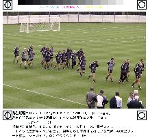 Germany hold practice in Miyazaki