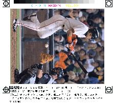 Shinjo hit by pitch