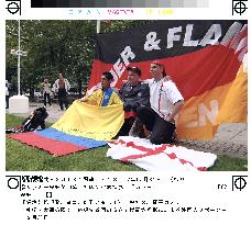 Supporters in Sapporo