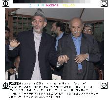 Ex-king supports Karzai