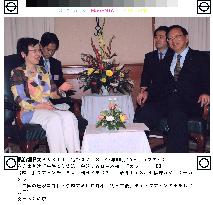 Kawaguchi talks with Tang in Thai resort of Cha-am