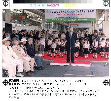Maestro Ozawa attends music events in Tokyo