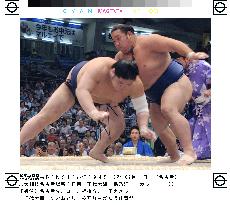 Chiyotaikai undefeated at Nagoya sumo