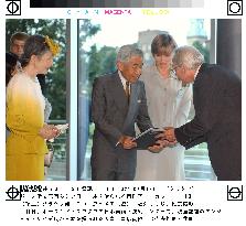 Polish director Wajda meets Emperor Akihito, Empress Michiko