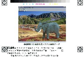 Sanyo to sell software giving images 3-dimensional effect