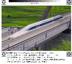 New model of maglev train debuts