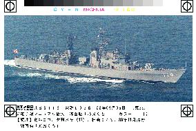 Classified e-warfare manual missing from MSDF ship