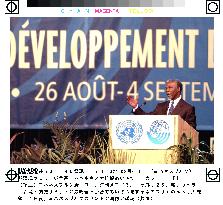 (1)U.N. World Summit on Sustainable Development ends