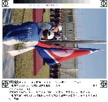 (1)N. Korean athletes enter Asian Games Athletes' Village