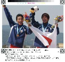 (2)Japan wins men's lightweight double sculls